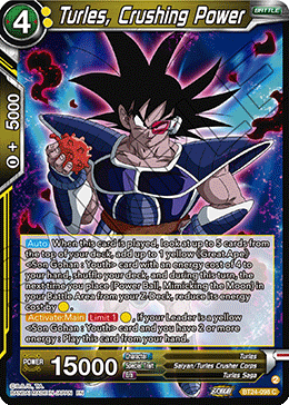 Turles, Crushing Power - Beyond Generations (Common) [BT24-098]