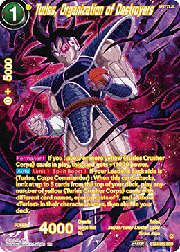 Turles, Organization of Destroyers (V.2 - Alternate Art) - Beyond Generations (Alternate Art) [BT24-099]
