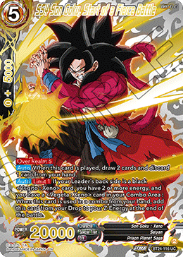 SS4 Son Goku, Start of a Fierce Battle (V.3 - Uncommon) - Beyond Generations (Uncommon) [BT24-116]