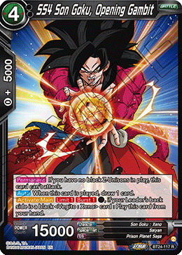 SS4 Son Goku, Opening Gambit (V.1 - Rare) - Beyond Generations (Rare) [BT24-117]