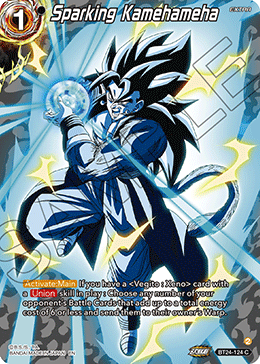 Sparking Kamehameha (V.2 - Common) - Beyond Generations (Common) [BT24-124]
