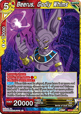 Beerus, Godly Whims - Beyond Generations (Rare) [BT24-127]