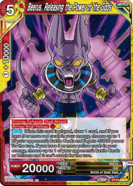 Beerus, Releasing the Power of the Gods - Beyond Generations (Rare) [BT24-129]