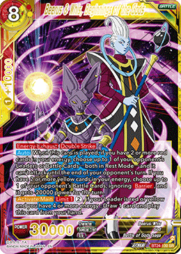 Beerus & Whis, Beginnings of the Gods (V.1 - Super Rare) - Beyond Generations (Super Rare) [BT24-130]