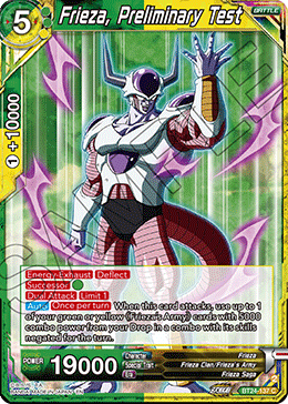Frieza, Preliminary Test - Beyond Generations (Common) [BT24-137]