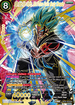SSB Kaio-Ken Vegito, Blue Potara-Fusion Warrior Champion (V.1 - Secret Rare) - Beyond Generations (Secret Rare) [BT24-139]