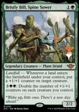 Bristly Bill, Spine Sower (V.2) - Outlaws of Thunder Junction: Promos (Mythic) [POTJ-157]