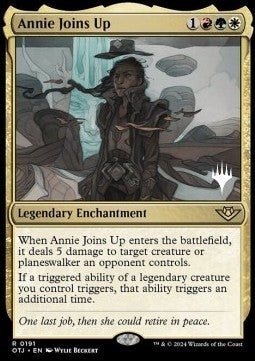 Annie Joins Up (V.2) - Outlaws of Thunder Junction: Promos (Rare) [POTJ-191]