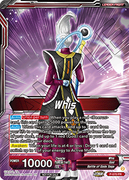 Whis // Whis, Facilitator of Beerus (V.2 - Promo) - Promos (Promo) [P-570]