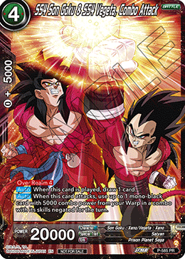 SS4 Son Goku & SS4 Vegeta, Combo Attack - Promos (Promo) [P-585]