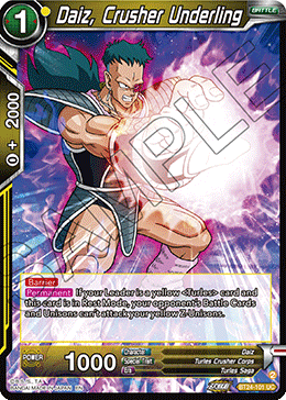 Daiz, Crusher Underling - Beyond Generations (Uncommon) [BT24-101]