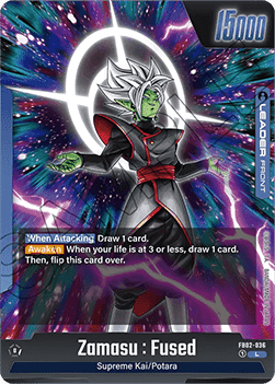 Zamasu : Fused // Zamasu : Fused (FB02-036)  (V.1 - Leader) - Blazing Aura [Fusion World] (Leader) [FB02-036]
