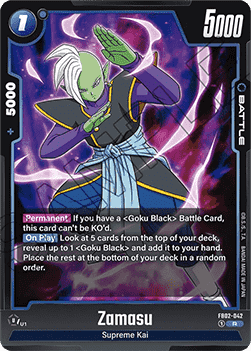 Zamasu (FB02-042) - Blazing Aura [Fusion World] (Rare) [FB02-042]