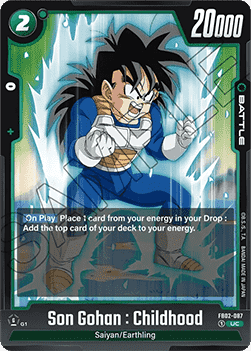 Son Gohan : Childhood (FB02-087) - Blazing Aura [Fusion World] (Uncommon) [FB02-087]