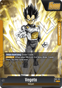 Vegeta // Vegeta (FB02-105)  (V.1 - Leader) - Blazing Aura [Fusion World] (Leader) [FB02-105]