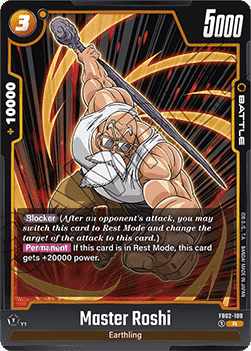 Master Roshi (FB02-109) - Blazing Aura [Fusion World] (Rare) [FB02-109]