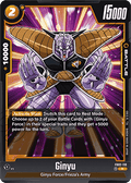 Ginyu (FB02-110) - Blazing Aura [Fusion World] (Rare) [FB02-110]