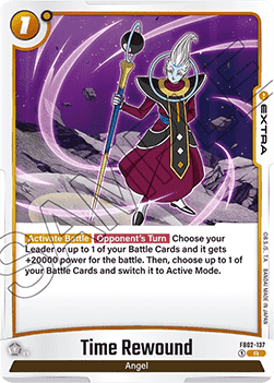 Time Rewound (FB02-137) - Blazing Aura [Fusion World] (Rare) [FB02-137]