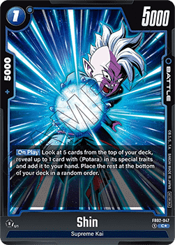 Shin (FB02-047) - Unnumbered Promos [Fusion World] (Common) [FWUP-FB02-047]
