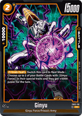 Ginyu (FB02-110) - Unnumbered Promos [Fusion World] (Rare) [FWUP-FB02-110]