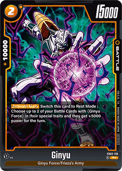Ginyu (FB02-110) - Unnumbered Promos [Fusion World] (Rare) [FWUP-FB02-110]