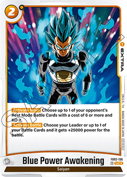 Blue Power Awakening (FB02-136)  (V.1 - Uncommon) - Unnumbered Promos [Fusion World] (Uncommon) [FWUP-FB02-136]