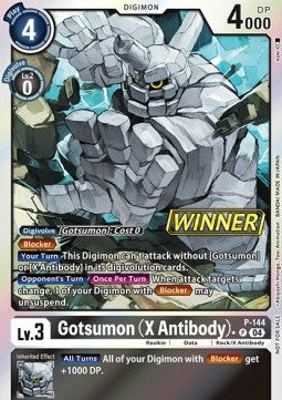 Gotsumon (X Antibody) (P-144) (V.2) - Official Tournament Pack Events (Alternative Art) [OTPE-P-144]