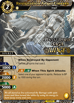 Resignation Angel Cineres - Judge Promos (Uncommon) [JP-BSS04-045]