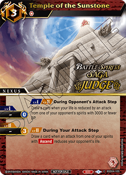 Temple of the Sunstone - Judge Promos (Common) [JP-BSS04-105]