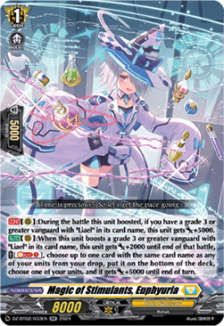 Magic of Stimulants, Euphyuria  (V.1 - Double Rare) - Illusionless Strife (Double Rare) [DZ-BT02-033]