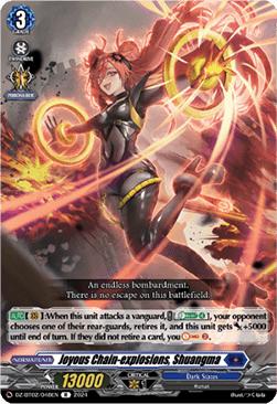 Joyous Chain-explosions, Shuangma  (V.1 - Rare) - Illusionless Strife (Rare) [DZ-BT02-048]