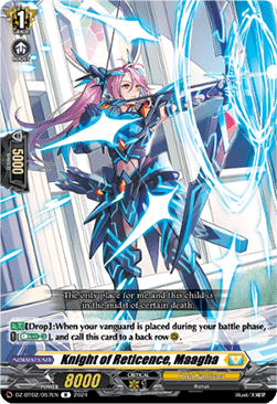Knight of Reticence, Maagha  (V.1 - Rare) - Illusionless Strife (Rare) [DZ-BT02-057]