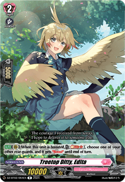 Treetop Ditty, Edita  (V.1 - Rare) - Illusionless Strife (Rare) [DZ-BT02-064]