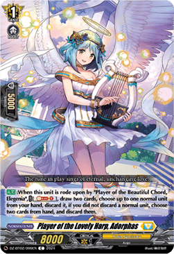 Player of the Lovely Harp, Adorphas - Illusionless Strife (Common) [DZ-BT02-099]