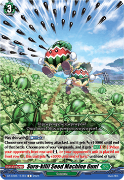 Sure-kill! Seed Machine Gun! - Illusionless Strife (Common) [DZ-BT02-113]