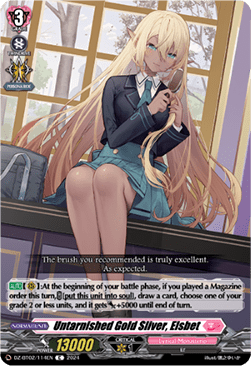 Untarnished Gold Sliver, Elsbet - Illusionless Strife (Common) [DZ-BT02-114]