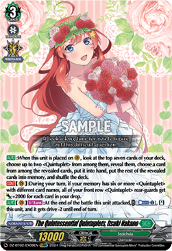 The Quintessential Quintuplets, Itsuki Nakano - Illusionless Strife (Special EX) [DZ-BT02-EX09]