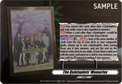 The Quintuplets' Memories - Illusionless Strife (Special EX) [DZ-BT02-EX31]