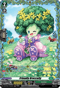 Friendly Broccolly  (V.2 - Frame Rare) - Illusionless Strife (Frame Rare) [DZ-BT02-FR34]