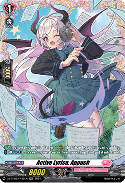 Active Lyrica, Appuch  (V.2 - Frame Rare) - Illusionless Strife (Frame Rare) [DZ-BT02-FR42]