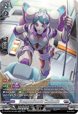 Compassionate Mechanic  (V.3 - Silver Rare) - Illusionless Strife (Silver Rare) [DZ-BT02-SR18]