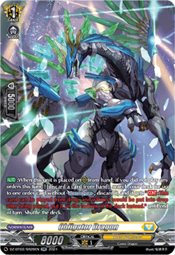 Obligator Dragon  (V.3 - Silver Rare) - Illusionless Strife (Silver Rare) [DZ-BT02-SR26]