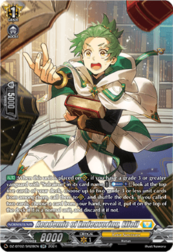 Academic of Endeavoring, Effoll  (V.3 - Silver Rare) - Illusionless Strife (Silver Rare) [DZ-BT02-SR28]