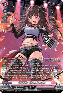 FL∀MMe-Glam, Rougia  (V.3 - Silver Rare) - Illusionless Strife (Silver Rare) [DZ-BT02-SR36]