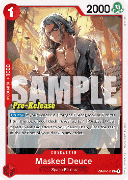Masked Deuce (OP07-013) - Promos: 500 Years into the Future (Uncommon) [OP07P-013]
