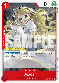 Moda (OP07-014) - Promos: 500 Years into the Future (Uncommon) [OP07P-014]