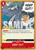 KEEP OUT (OP07-018) - Promos: 500 Years into the Future (Common) [OP07P-018]