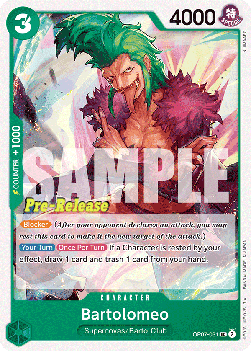 Bartolomeo (OP07-031) - Promos: 500 Years into the Future (Uncommon) [OP07P-031]