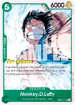 Monkey.D.Luffy (OP07-033) - Promos: 500 Years into the Future (Uncommon) [OP07P-033]