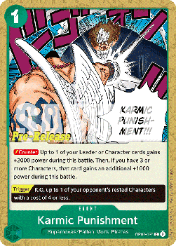 Karmic Punishment (OP07-035) - Promos: 500 Years into the Future (Common) [OP07P-035]